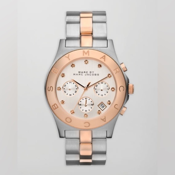 MARC by Marc Jacobs
Blade Two-Tone Watch, Stainless Steel/Rose Golden - Picture 1 of 7